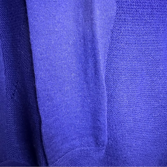 Eileen Fischer 100% Alpaca Royal Blue Sweater Size S - Picture 6 of 8